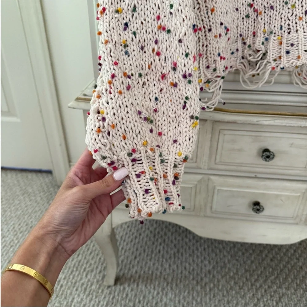 Vici Distressed Confetti Sweater - Picture 3 of 6